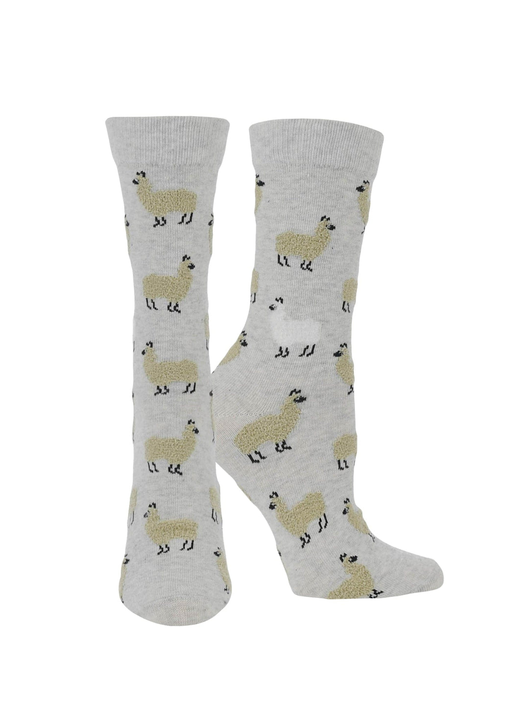 Wheel House Designs socks WHD Cute Fuzzy Llama Socks for Women
