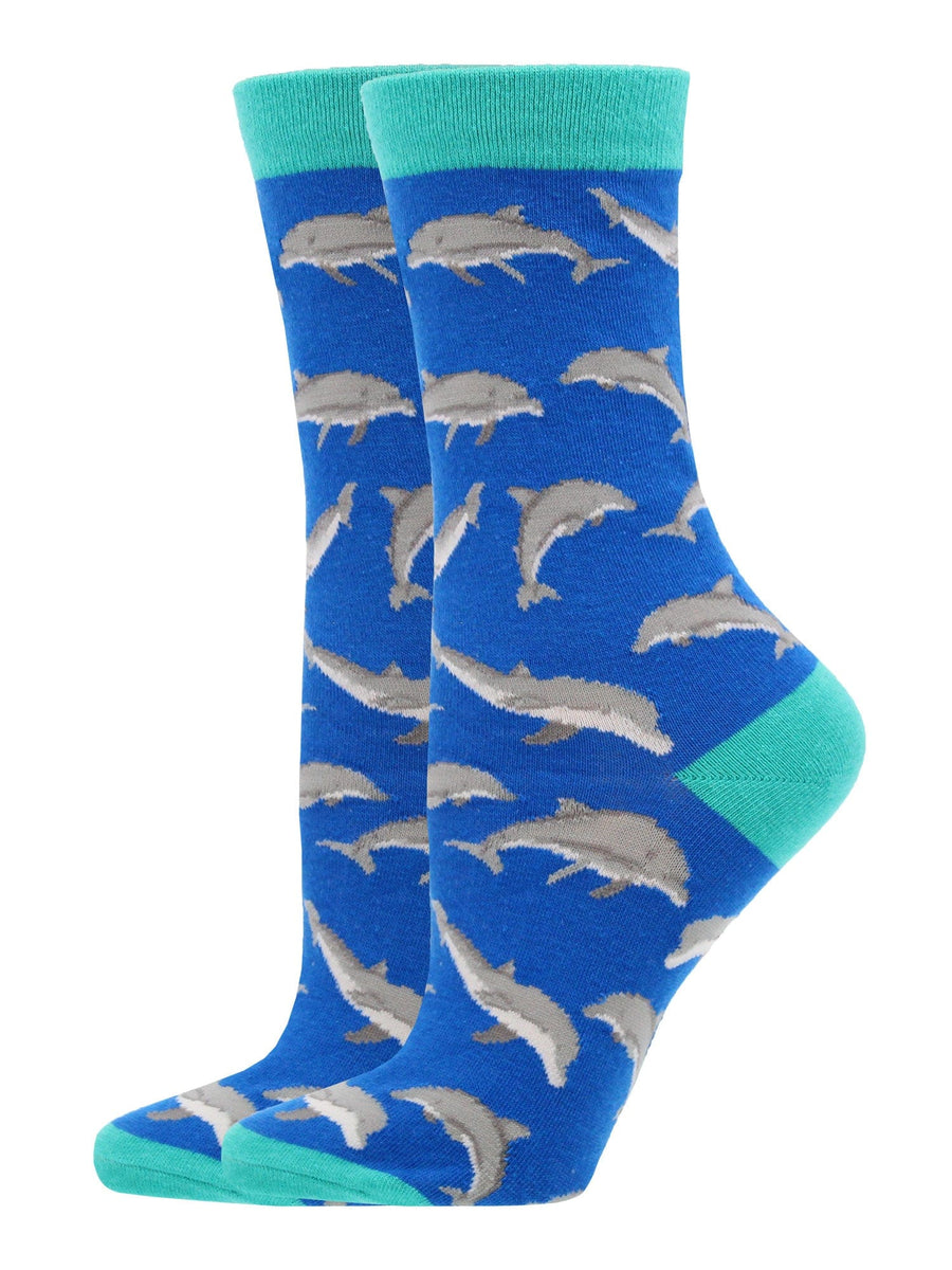 Wheel House Designs socks WHD Dolphin Socks for Women and Men | Gift for Dolphin Lovers