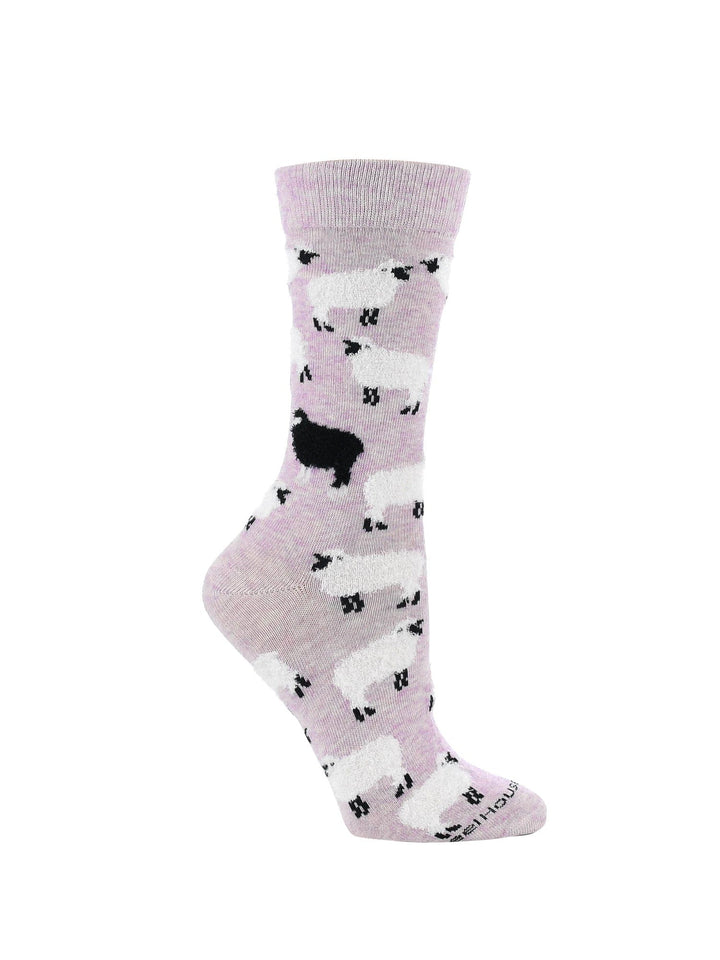 Wheel House Designs socks WHD Fuzzy Sheep Socks | Gifts for Sheep Lovers | 1-Pack/2-Pack