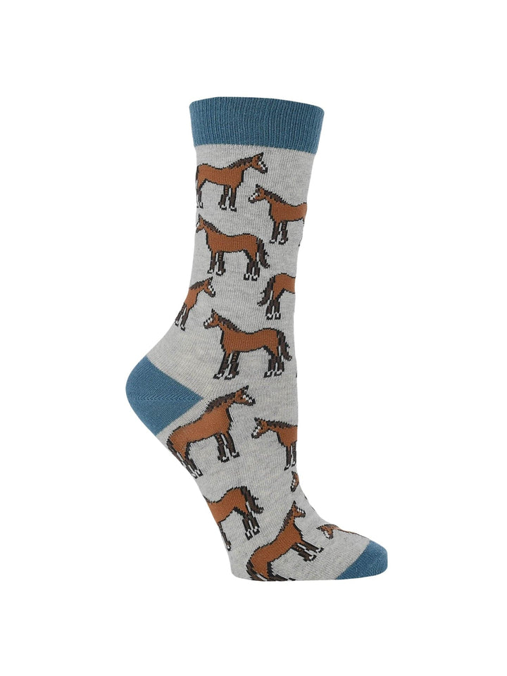 Wheel House Designs socks WHD Multi Horse Socks | Gift for Horse Lovers | 1-Pack/2-Pack
