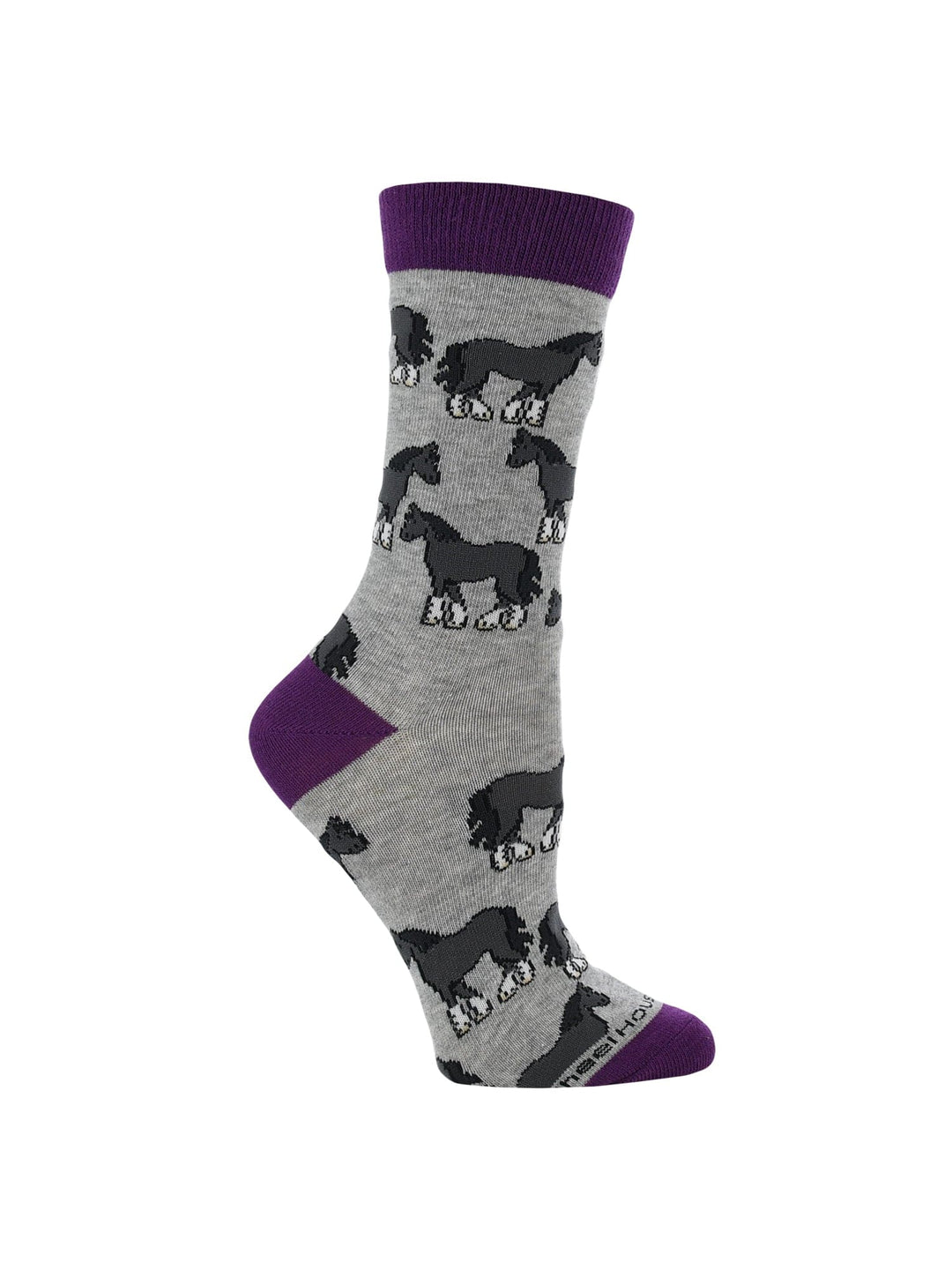 Wheel House Designs socks WHD Multi Horse Socks | Gift for Horse Lovers | 1-Pack/2-Pack