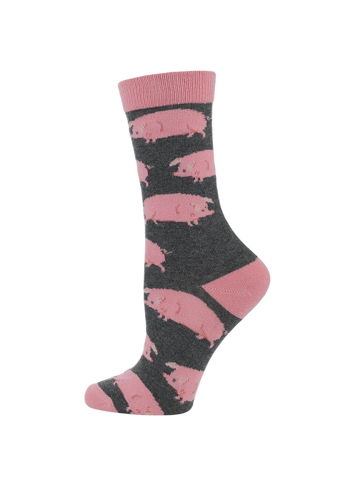 Wheel House Designs socks WHD Pig Socks for Women | Gifts for Pig Lovers| 1-Pack/2-Pack
