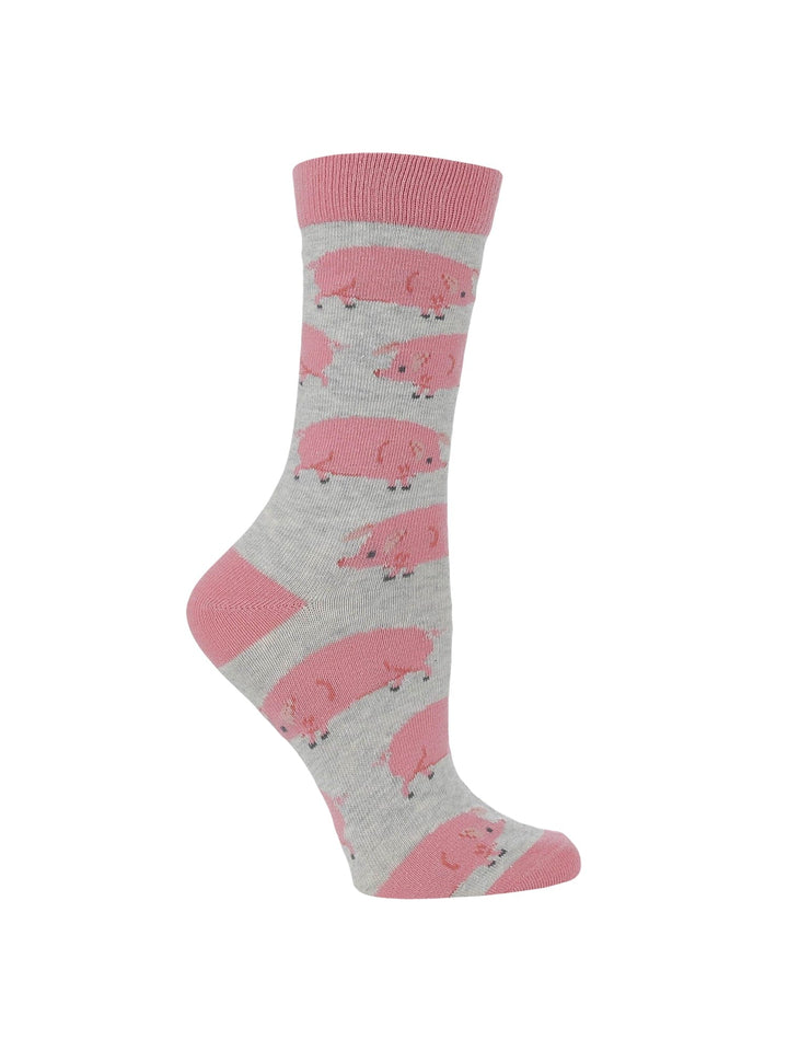 Wheel House Designs socks WHD Pig Socks for Women | Gifts for Pig Lovers| 1-Pack/2-Pack