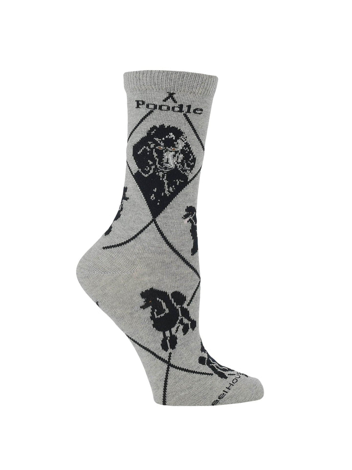 Wheel House Designs socks White Poodle Socks Perfect Dog Lovers Gift