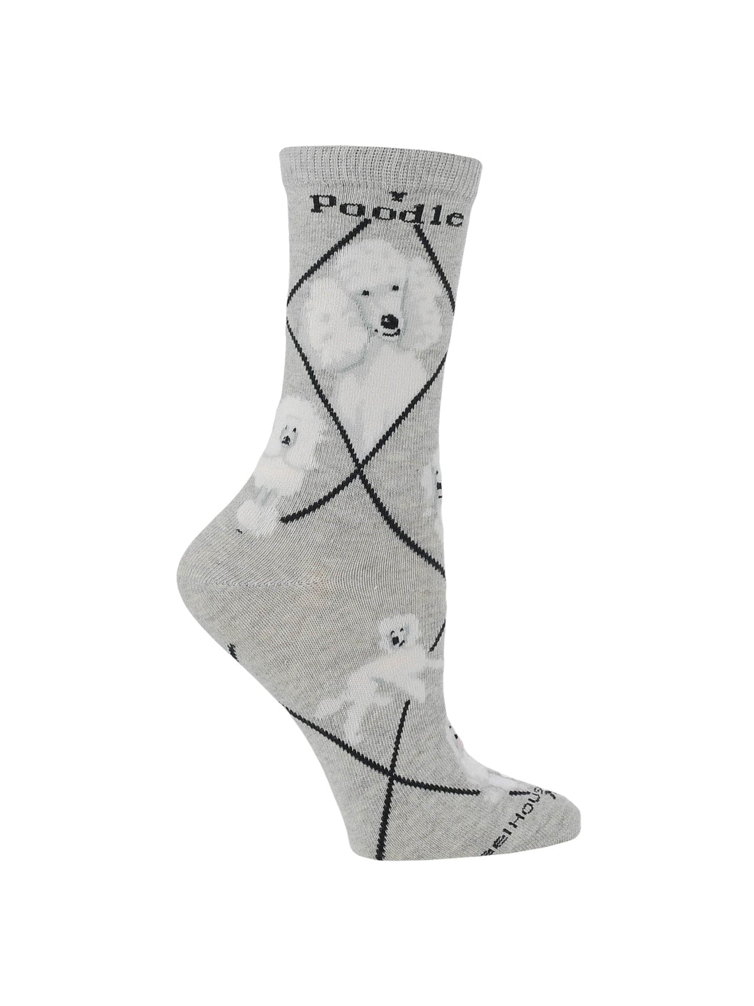 Wheel House Designs socks White Poodle Socks Perfect Dog Lovers Gift
