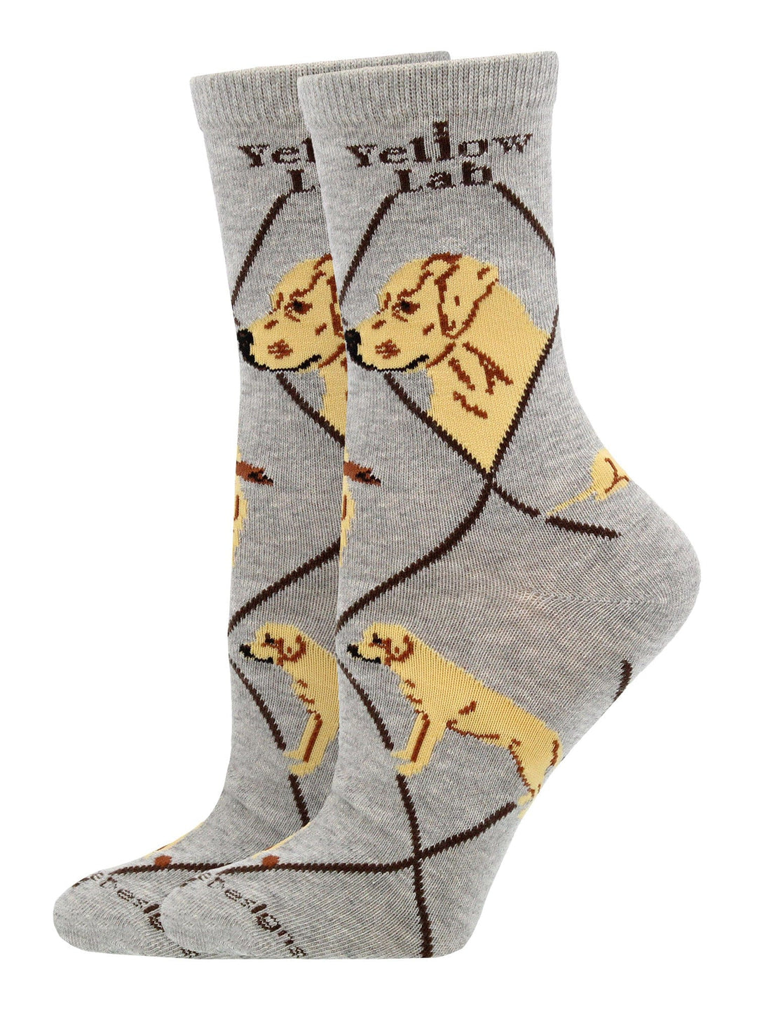 Wheel House Designs socks Yellow Lab Socks for Women and Men | Perfect Dog Lovers Gift
