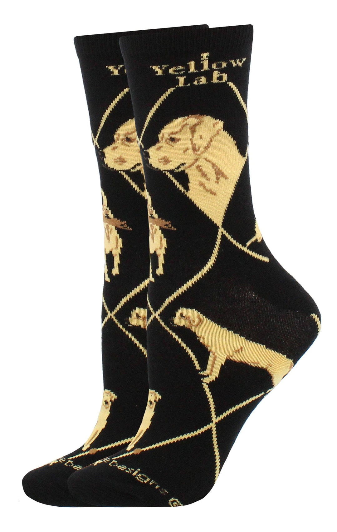 Wheel House Designs socks Yellow Lab Socks for Women and Men | Perfect Dog Lovers Gift