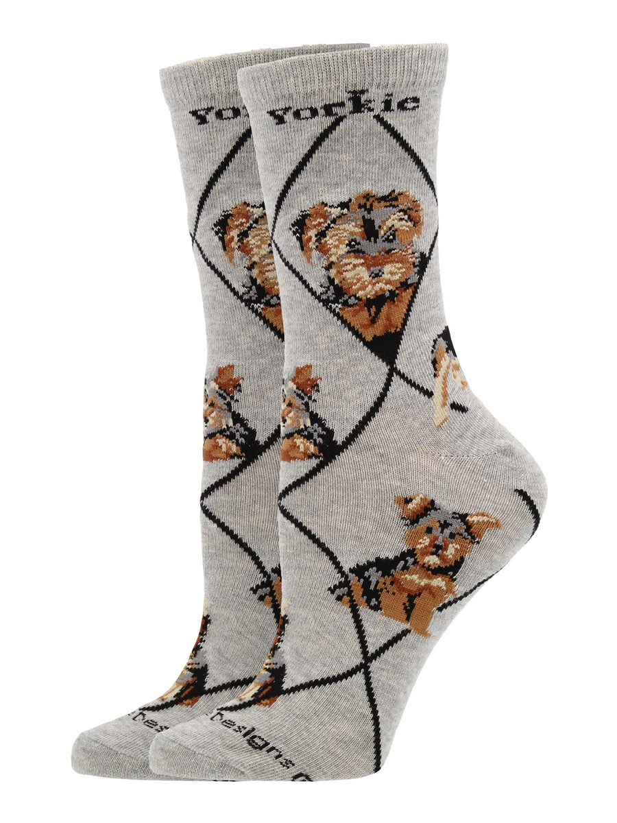 Wheel House Designs socks Yorkie Puppy Socks forWomen | Perfect Dog Lovers Gift