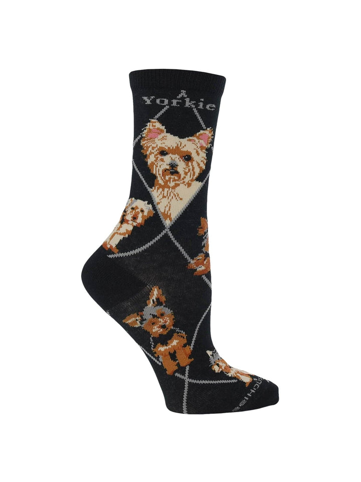 Wheel House Designs socks Yorkie Puppy Socks forWomen | Perfect Dog Lovers Gift